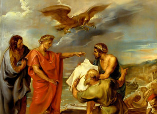 Картинка рисованное pieter+paul+rubens люди орел стройка бумага