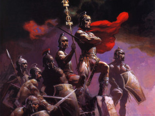 Картинка frank frazetta фэнтези люди