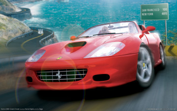 Картинка видео игры outrun 2006 coast