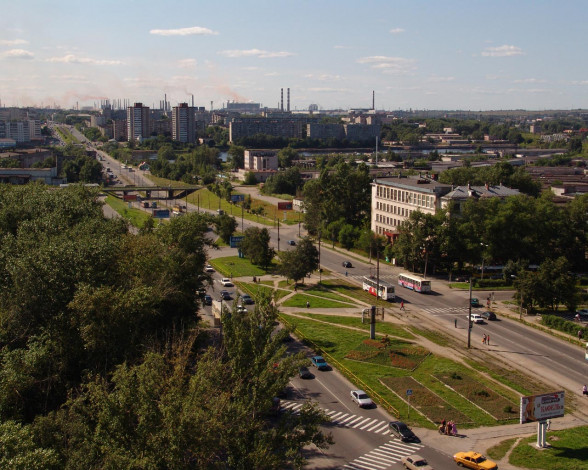 Обои картинки фото Череповец, пр, победы, города, панорамы