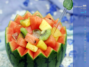 обоя календари, еда