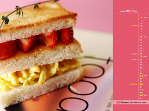 обоя календари, еда