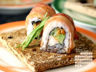 обоя календари, еда