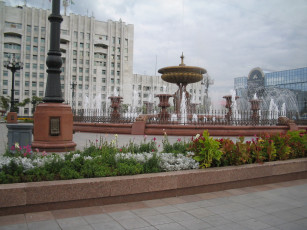 обоя города, фонтаны