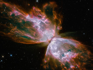 Картинка туманность бабочка космос галактики туманности