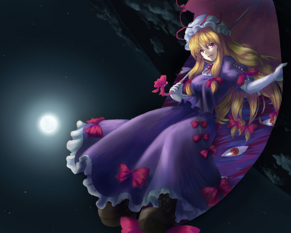 Обои картинки фото аниме, touhou