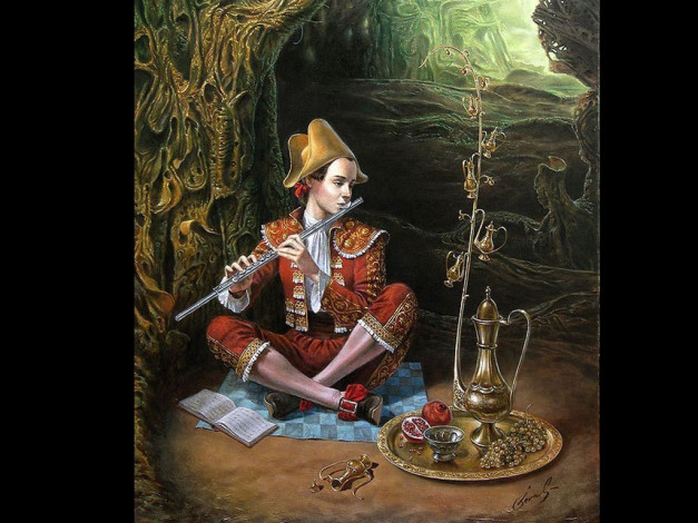 Обои картинки фото рисованные, люди