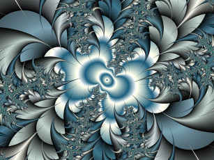 Картинка 3д графика fractal фракталы узор фрактал