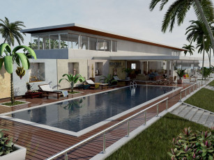 Картинка интерьер бассейны открытые площадки бассейн дом