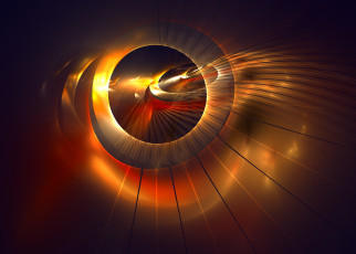 Картинка 3д графика fractal фракталы абстракция узор цвета тёмный