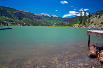 Картинка природа реки озера озеро горы деревья пейзаж