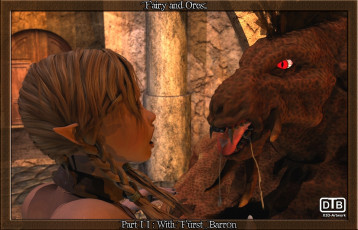 Картинка 3д графика fantasy фантазия эльфы демон