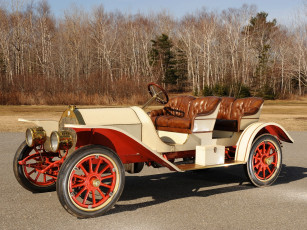 Картинка автомобили классика дорога трава автомобиль небо деревья