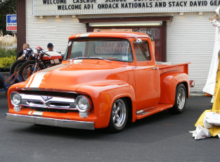 Картинка old ford автомобили выставки уличные фото ретро форд пикап