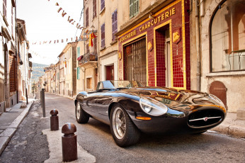 Картинка jaguar 2011 eagle type lightweight speedster автомобили Ягуар улица