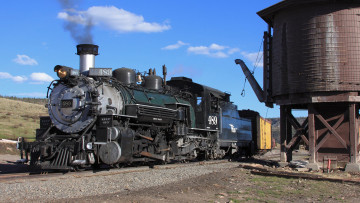 Картинка техника паровозы насосная станция паровоз