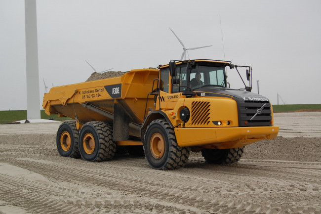 Обои картинки фото техника, строительная, вольво