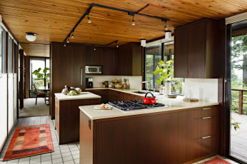 Картинка интерьер кухня мебель плита