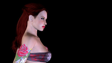 Картинка 3д графика people люди взгляд