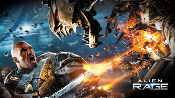 Картинка alien rage видео игры робот солдат