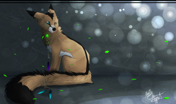 Картинка рисованные животные сказочные мифические лиса