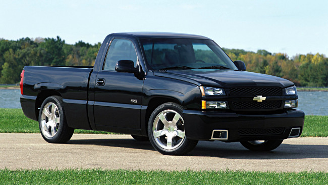 Обои картинки фото chevrolet, silverado, автомобили, gm, division, легковые, сша