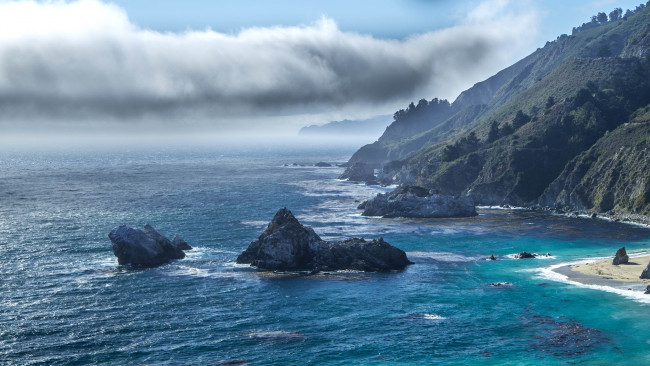 Обои картинки фото природа, побережье, берег, вода, скалы