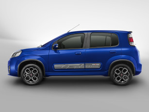Картинка автомобили fiat uno синий 2014г sporting