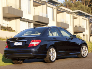 Картинка автомобили mercedes-benz cgi темный c 250 w204 au-spec