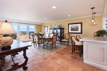 Картинка интерьер столовая мебель дизайн стиль