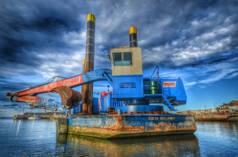 Картинка техника экскаваторы плавучий экскаватор