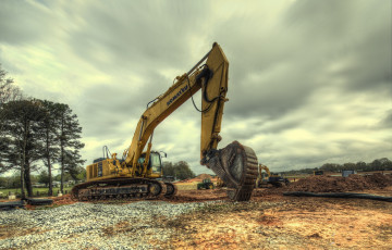 Картинка техника экскаваторы экскаватор гусеничный самоходный