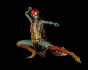 Картинка 3д+графика существа+ creatures халк взгляд фон поза