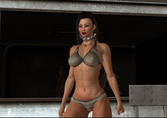 Картинка 3д+графика люди+ people девушка взгляд фон