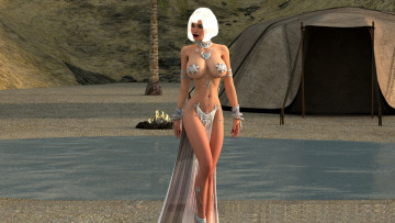 Картинка 3д+графика фантазия+ fantasy блондинка фон взгляд девушка