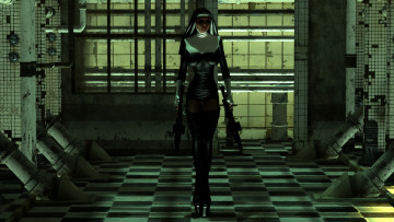 Картинка 3д+графика фантазия+ fantasy оружие фон взгляд девушка