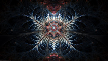 Картинка 3д+графика фракталы+ fractal узор фон цвета