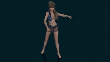 Картинка 3д+графика люди+ people девушка взгляд фон