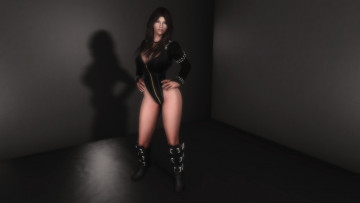 Картинка 3д+графика люди+ people взгляд фон девушка