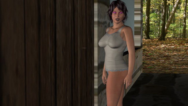 Обои картинки фото 3д графика, люди , people, девушка, взгляд, фон