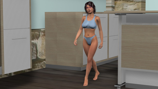 Обои картинки фото 3д графика, люди , people, взгляд, девушка, фон