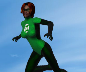 Картинка 3д+графика люди+ people девушка фон взгляд