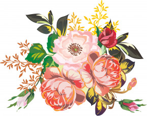 Картинка векторная+графика цветы+ flowers лепестки цветы фон