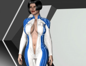 Картинка 3д+графика люди+ people фон взгляд девушка