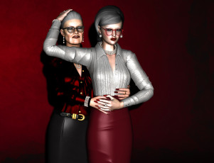 Картинка 3д+графика люди+ people фон взгляд девушка княжна