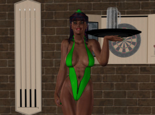 Картинка 3д+графика люди+ people фон девушка взгляд