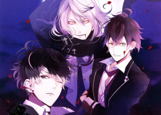 Картинка аниме diabolik+lovers парни