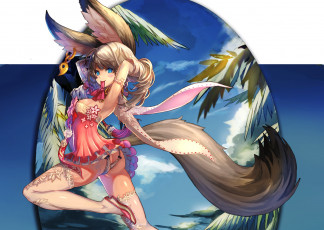 обоя видео игры, blade and soul, девушка