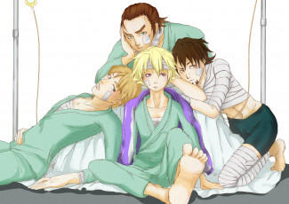 Картинка аниме tiger+and+bunny парни