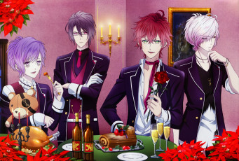 Картинка аниме diabolik+lovers парни